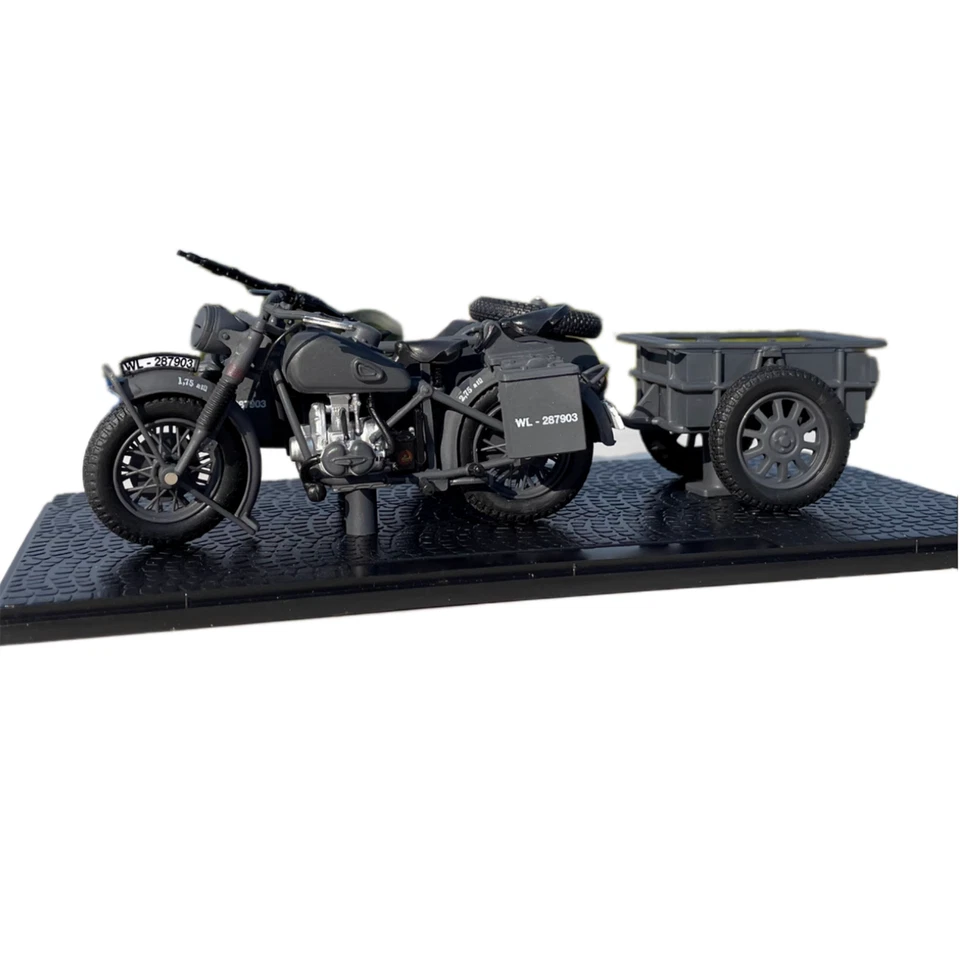 1/24 Scale German WWII R75 Panzerfaust 30 Motorcycle Plastic Model Motorcycle - Image 2 of 4