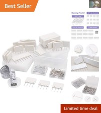 25 Pcs Knit Blocking Pins Kit with 100 T-Pins for Perfectly Shaped Projects