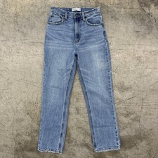 Abercrombie  Fitch Ankle Straight Ultra High Rise Curve Love 25/0R Blue