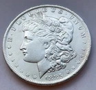 1885-O MORGAN DOLLAR SOLID  BU - 90% SILVER $ -NEW ORLEANS MINT + Brillant LSTR