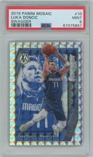 2019 Panini Mosaic - Luka Doncic #10 - Swagger Insert - PSA 9