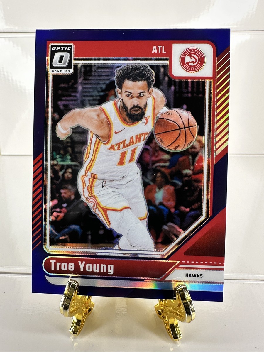 2024-25 Panini Donruss Optic - Trae Young #186 Purple Prizm | eBay