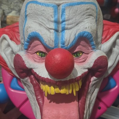 Rare Door Plaque Killer Clowns From Outer Space Halloween Face Mask w Sound 