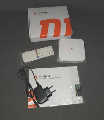 n1  alpha - Smart TV Box inkl. FB - NEU in OVP - Farbe: Weiß