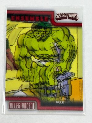 Trade Card: Allegiance: Marvel Secret Wars 1984 Ensemble Lenticular #E-34 Card