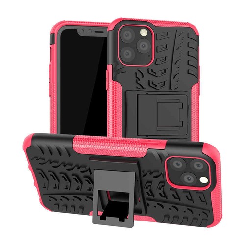 Hybrid Rubber Stand Hard Case Cover For iPhone SE 2 XR XS Max 11 Pro 6s 7 8 Plus - Photo 12 sur 37