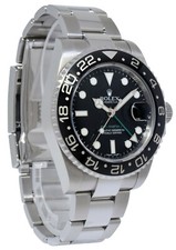 Rolex GMT-Master II Steel Ceramic Black/Green 40mm Watch Scrambled 116710 4