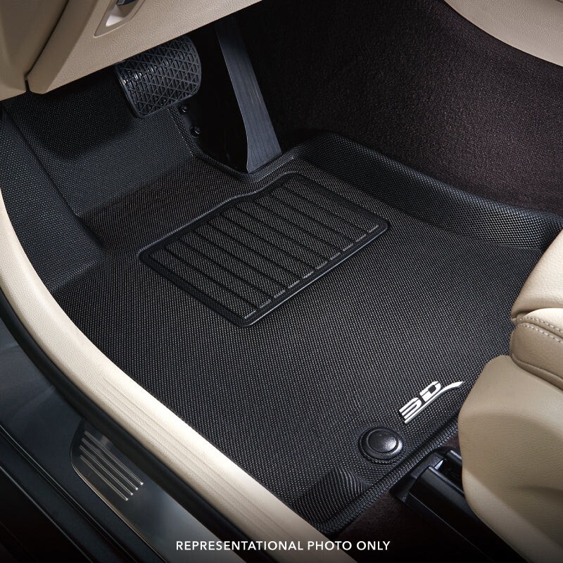 3D MAXpider Kagu Black R22 Floor Liner For 2013-2018 Maserati Ghibli