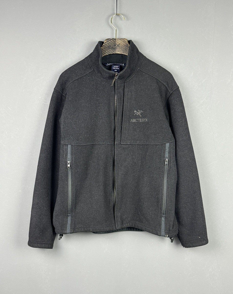 Rare Vintage ARC'TERYX DIPLOMAT Gray Wool/Cashmere Full Zip Rare Vintage ARC'TERYX DIPLOMAT Gray Wool/Cashmere Full Zip