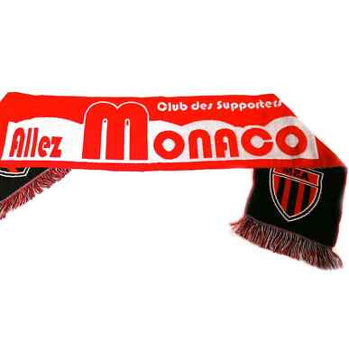BEAUTIFUL SCARF OF THE MONK PRINCIPALITY OF LEAGUE 1 GO CLUB DE SUPPORTERS