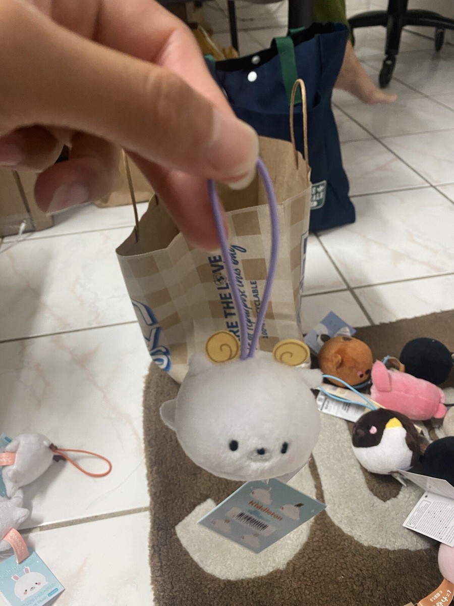 Tsuno Mimi Seal Plush Keychain Kiddleton Claw Machine