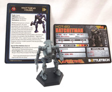 Battletech Hatchetman Mech  Pilot Cards Hansen's Roughriders Lance Inner Sphere