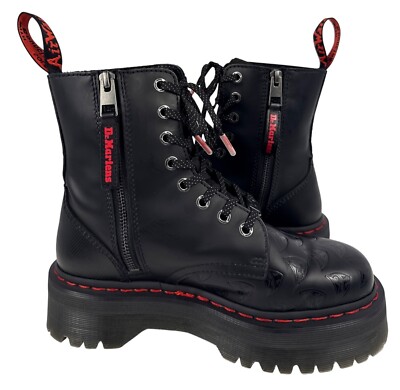 Dr. Martens Jadon Blade Runner Smooth Black Leather Platform Boots