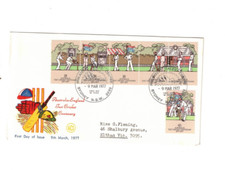 Australia 1977 Cricket on WCS FDC