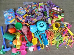 Lot of Kids Outdoor Sand Toys, Bubble Makers, Jump Ropes, Water Guns & Balloons