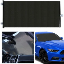 Front Car Sun Shade Retractable Windshield Visor SUV Window Folding Block Cover