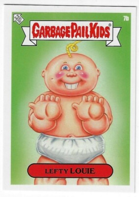 2020 GARBAGE PAIL KIDS BIZARRE HOLIDAYS AUG WK 2 LEFTY LOUIE 7b PRINT RUN=629