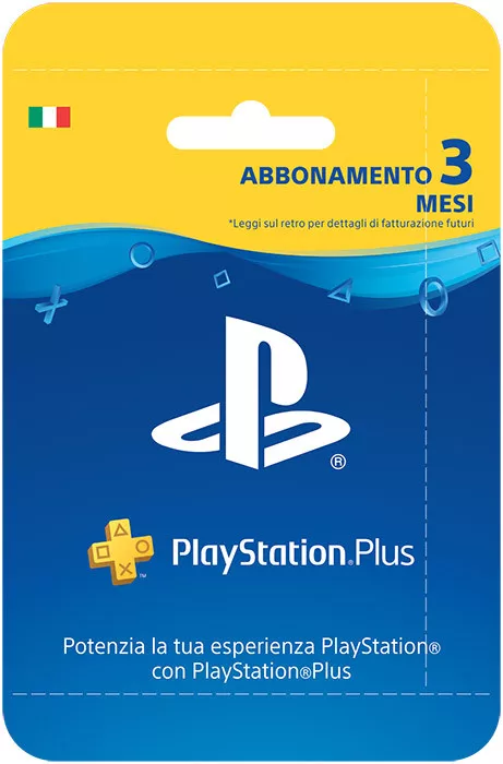 Sony Psn PLAYSTATION Plus Network Hanging Card Subscription 3