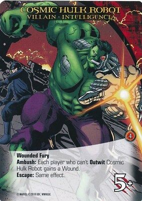 THUNDRA Upper Deck Marvel Legendary WORLD WAR HULK VILLAIN CODE