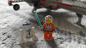 Lego Star Wars X-wing Fighter (7140) - Complete, Manual Included - Very Good