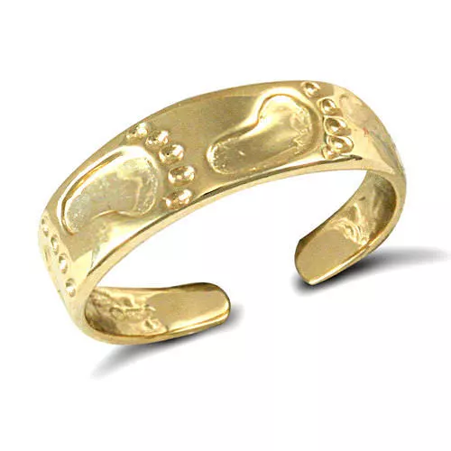 9ct gold toe best sale rings