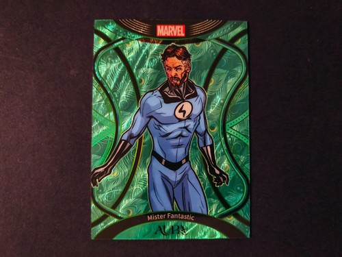 2025 Kakawow Aura Marvel MISTER FANTASTIC 23/25 GREEN Peacock Refractorš„SSP