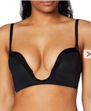 Wonderbra Ultimate Deep Plunge Bra Size 36 B Black Magic Hands Multiway W00J5