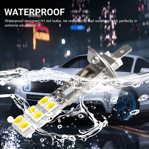 4x H1 6000K Super White 80W LED Headlight Bulbs Kit Fog Driving Car Light Lamps - Picture 2 of 8