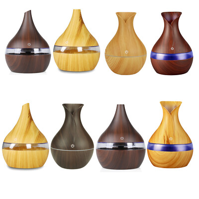 USB 300ml LED Air Humidifier Touch Control Essential Oil Diffuser Aroma Purifier