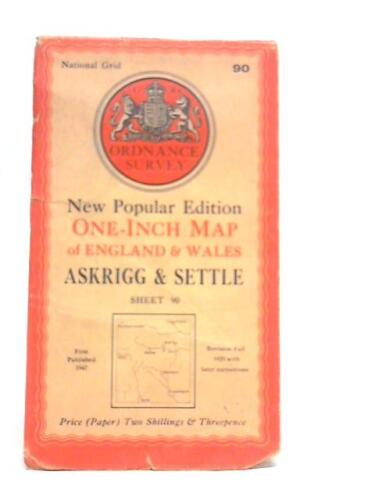 Angleterre & Pays de Galles - Feuille 90 Askrigg & Settle (Ordnance Survey - 1947) (ID:44281) - Photo 1 sur 2