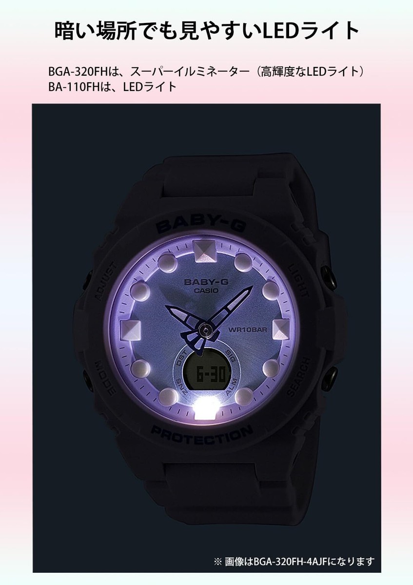BABY-G BA-110FH-2AJF ブルー CASIO Baby-G BA-110FH-2AJF Woman's Wrist Watch Blue Analog