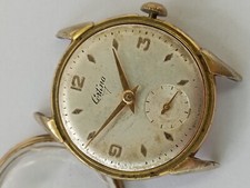 VINTAGE military WWII? CERTINA KF 400 was gold plated watch stem crown hand MVT 
