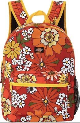 ALAZA Love Peace Sign Hippie Floral Laptop Backpack - 17 Inch Daypack For Women & Men, Travel & Casual Use