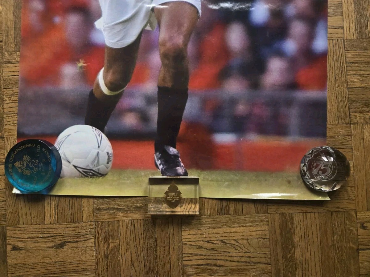 Vintage Juan Sebastian Veron Manchester United FC EPL Poster 2004