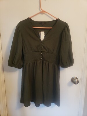 NWT Francesca size medium Zoey Olive Dress