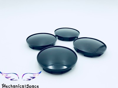 4pcs 68mm Black Wheel Hubs Center Hub Cap Universal Wheel Rim Hub Cover Caps 