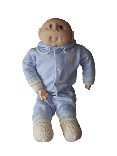Vintage 1984 Bald CABBAGE PATCH Doll MN Thomas In Jog Togs Sweatsuit