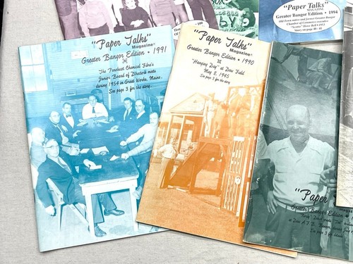Lot of 14 Paper Talks Magazines Greater Bangor Editions 1985–2000 Maine History - Picture 6 of 23