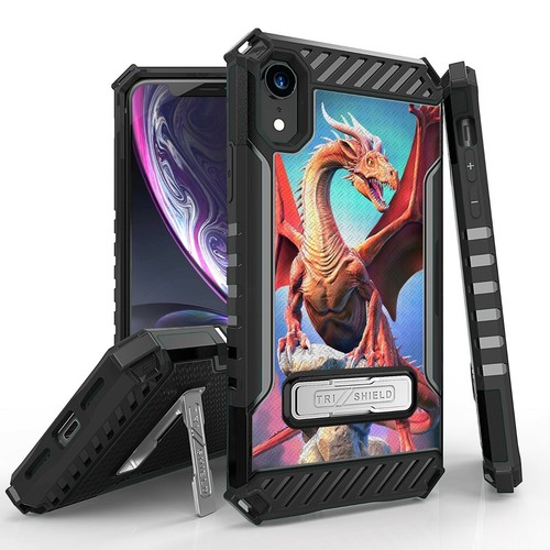Military Grade Shockproof Case w/Stand Hybrid Cover for iPhone X / XR / Xs Max - Picture 21 of 30