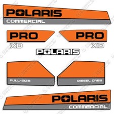 Fits Polaris Commercial Pro XD Full-Size Crew Decals UTV - 7 YEAR 3M VINYL!