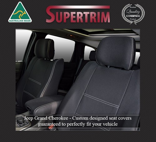 Console Lid Cover Fits Jeep Grand Cherokee WK- SRT Waterproof Premium Neoprene - Picture 3 of 8