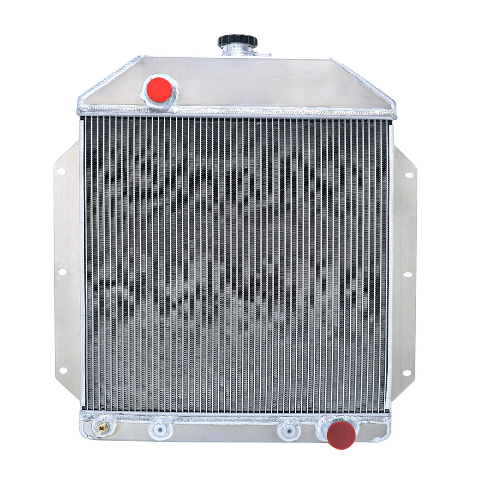 4 Row Radiator&Shroud Fan fit 1949-1953 1950 Ford Country Squire Sedan 3.5L-4.2L - Imagem 3 de 4