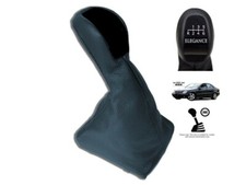 SCHALTKNAUF F&Uuml;R MERCEDES CLK W208 97-02 DUNKELBLAU LEDER 6 SPEED ELEGANCE EMBLEM