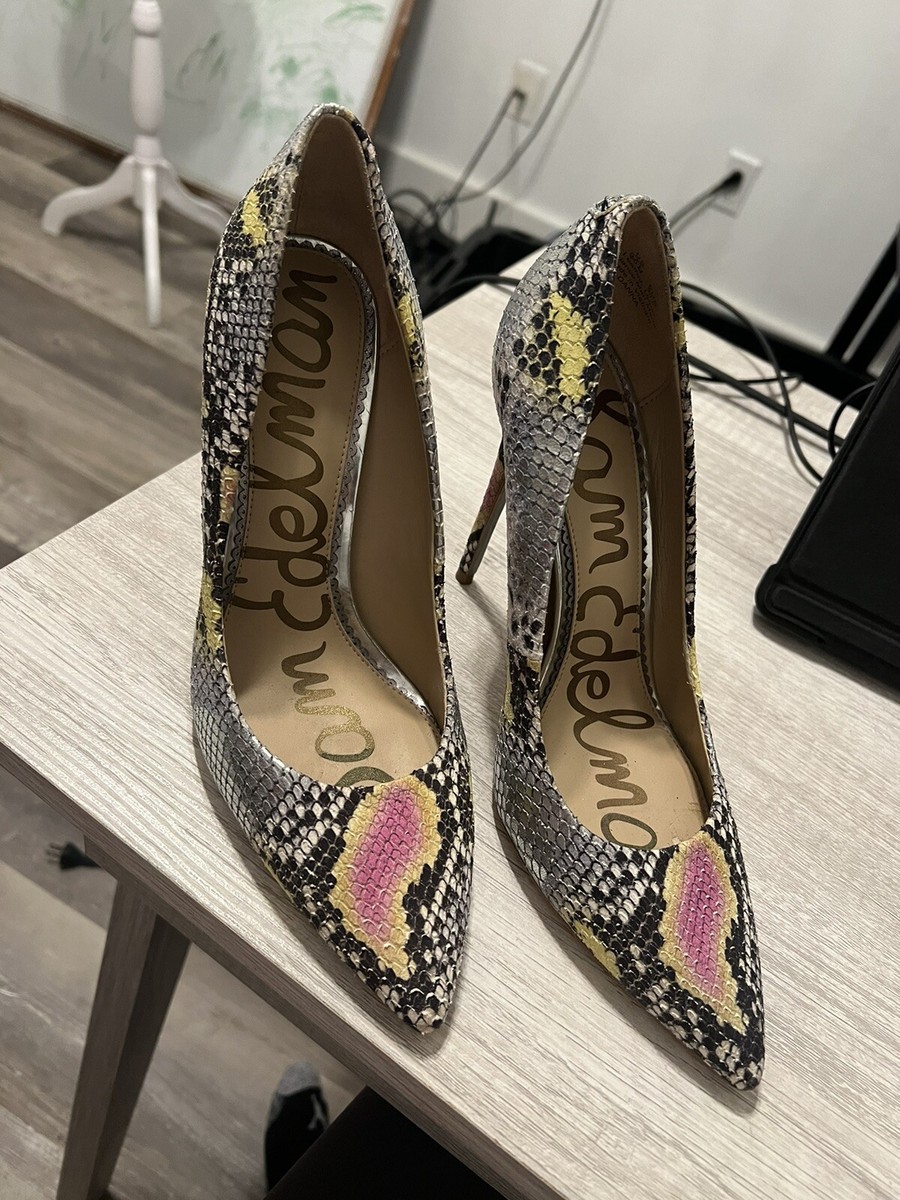 Snakeskin Pumps Sam Edelman Hazel Snakeskin Women's Sam - Main Image