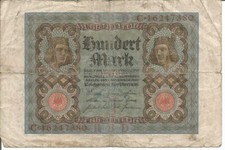 GERMANY 100 MARK 01/11/1920 #3