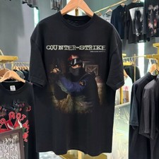 COUNTERSTRIKE 1.6 1999 PROMO VINTAGE BLACK T-SHIRT For Men Women S-5XL