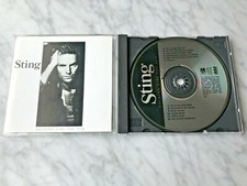 Sting Nothing Like The Sun CD 1987 DADC PRESS A M CD 6402/DIDY 2163 The Police