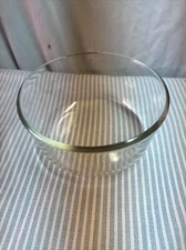 Vintage® Pyrex 7201 1 Qt. (950 ml) Clear Glass Mixing Bowl- Green Tint Rim