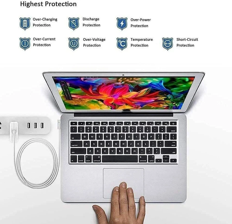 45W 60W 61W 85W 87W Power Adapter Charger For Apple MacBook Pro/Air/Retina USB C - Image 3 of 4