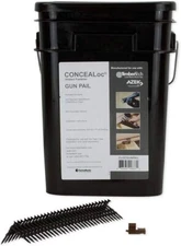 TimberTech Concealoc Hidden Fastener. 500 Sq-Ft Gun Pail 900 Clips 930 Screws